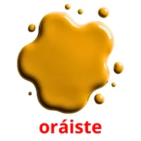 oráiste picture flashcards