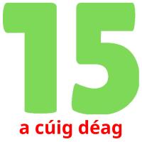 a cúig déag picture flashcards