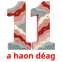 a haon déag picture flashcards