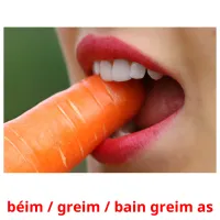 béim / greim / bain greim as cartes de vocabulaire