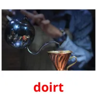 doirt picture flashcards