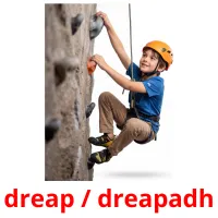 dreap / dreapadh Bildkarten für Kinder