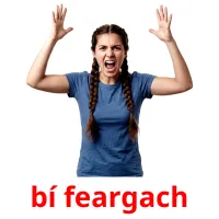 bí feargach Tarjetas didacticas