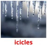 icicles picture flashcards