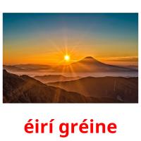 éirí gréine card for translate