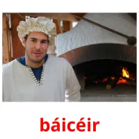 báicéir bildkort för barn