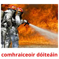 comhraiceoir dóiteáin bildkort för barn