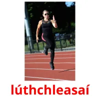 lúthchleasaí bildkort för barn