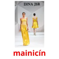 mainicín bildkort för barn