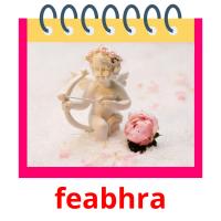 feabhra cartões com imagens