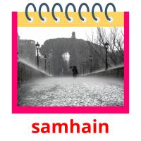 samhain flashcards illustrate