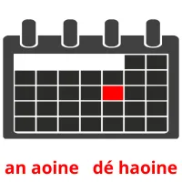 an aoine   dé haoine picture flashcards