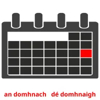 an domhnach   dé domhnaigh picture flashcards