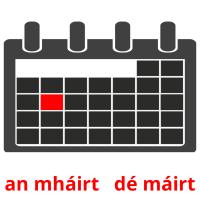 an mháirt   dé máirt flashcards illustrate