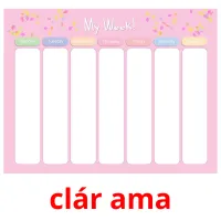 clár ama picture flashcards