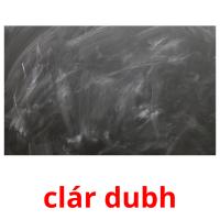 clár dubh flashcards illustrate