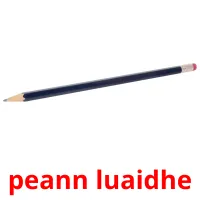 peann luaidhe picture flashcards