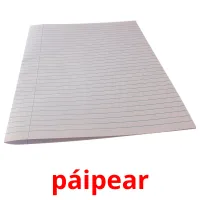 páipear picture flashcards