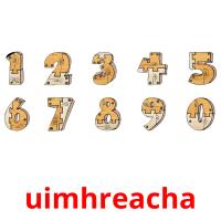 uimhreacha flashcards illustrate