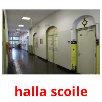 halla scoile flashcards illustrate