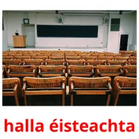 halla éisteachta picture flashcards