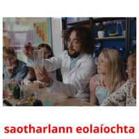 saotharlann eolaíochta flashcards illustrate