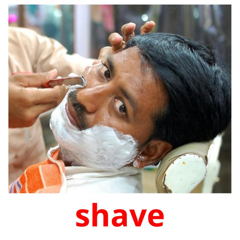 shave cartões com imagens