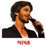 ગાયક flashcards illustrate