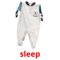 sleep kuvakortit