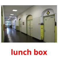 lunch box Bildkarten für Kinder
