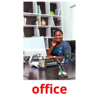 office Bildkarten für Kinder