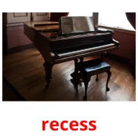 recess Bildkarten für Kinder