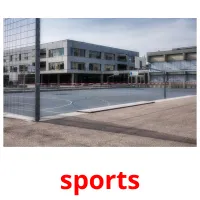 sports Bildkarten für Kinder