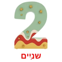 שנַיִים Tarjetas didacticas