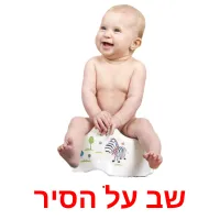 שב על הסיר picture flashcards