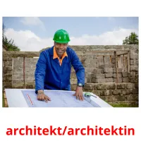 architekt/architektin Tarjetas didacticas