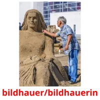 bildhauer/bildhauerin Tarjetas didacticas