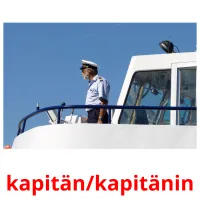 kapitän/kapitänin Tarjetas didacticas