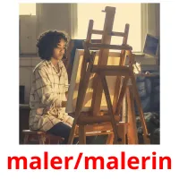 maler/malerin Tarjetas didacticas