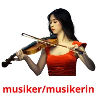 musiker/musikerin Tarjetas didacticas