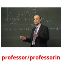 professor/professorin Tarjetas didacticas