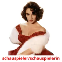 schauspieler/schauspielerin Tarjetas didacticas