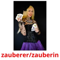 zauberer/zauberin Tarjetas didacticas