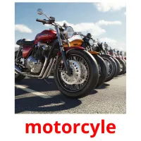 motorcyle Bildkarteikarten
