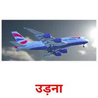 उड़ना picture flashcards