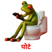 पोटी picture flashcards