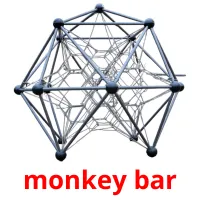 monkey bar flashcards illustrate