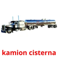 kamion cisterna Bildkarteikarten