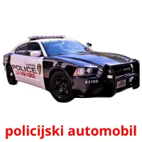 policijski automobil Bildkarteikarten