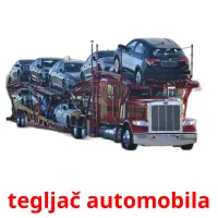 tegljač automobila Bildkarteikarten